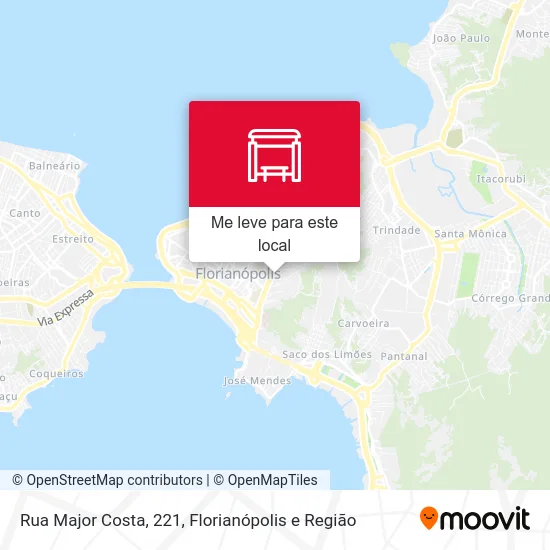 Rua Major Costa, 221 mapa