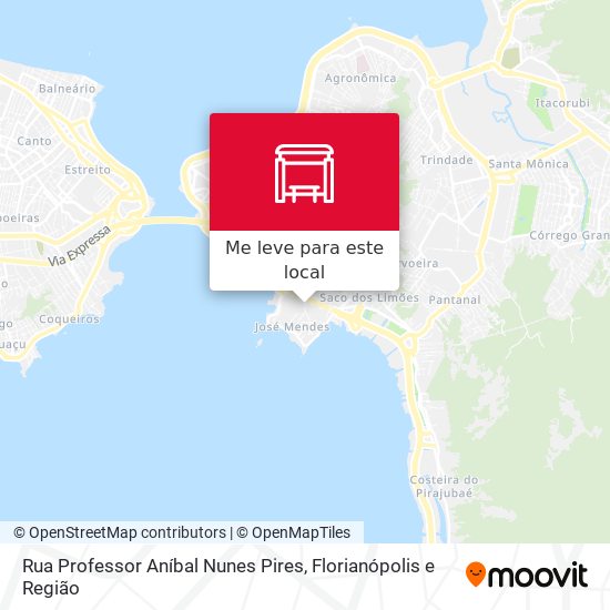 Rua Professor Aníbal Nunes Pires mapa