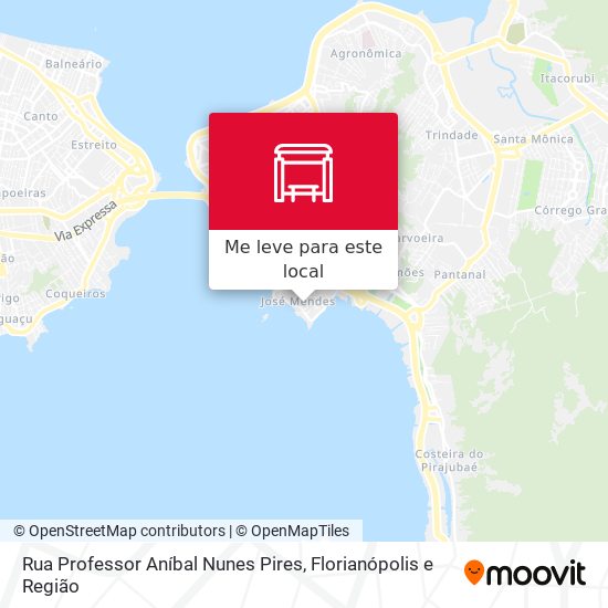 Rua Professor Aníbal Nunes Pires mapa