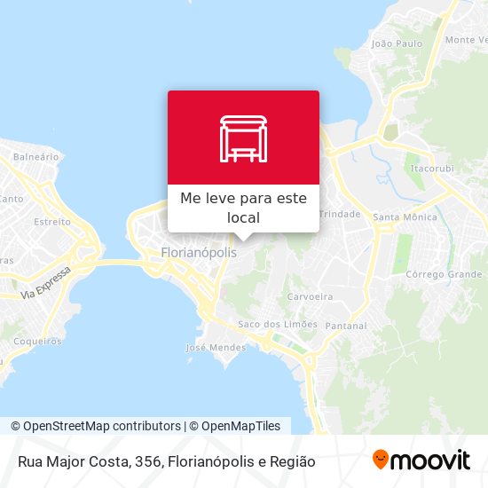 Rua Major Costa, 356 mapa