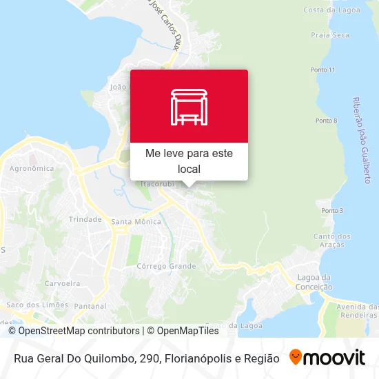 Rua Geral Do Quilombo, 290 mapa