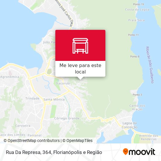 Rua Da Represa, 364 mapa