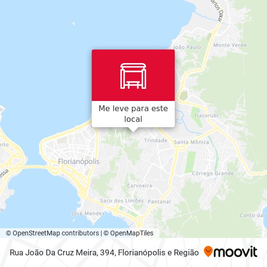 Rua João Da Cruz Meira, 394 mapa