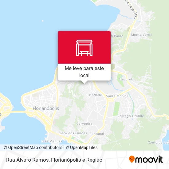Rua Álvaro Ramos mapa