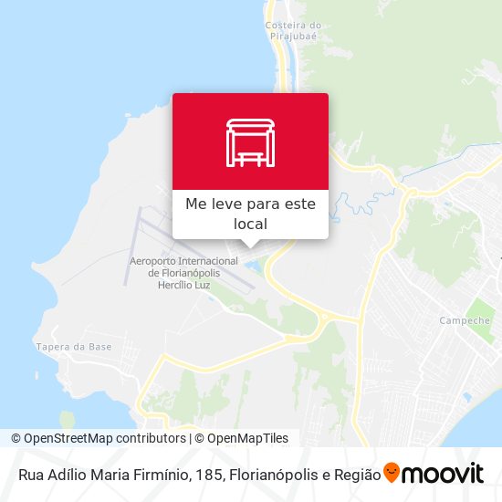 Rua Adílio Maria Firmínio, 185 mapa