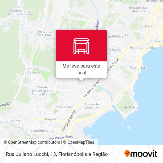 Rua Juliano Lucchi, 13 mapa
