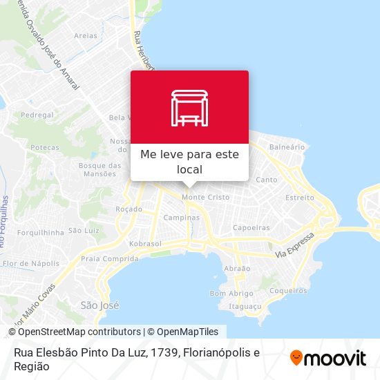Rua Elesbão Pinto Da Luz, 1739 mapa