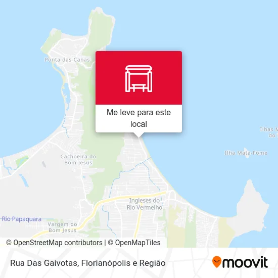 Rua Das Gaivotas mapa
