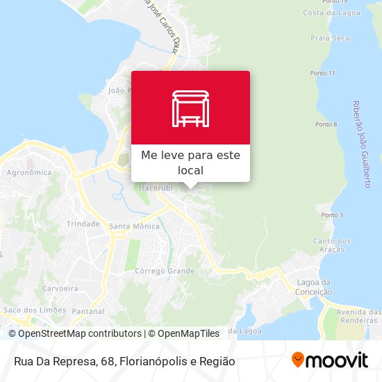 Rua Da Represa, 68 mapa