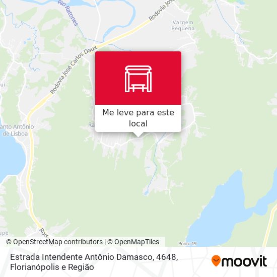 Estrada Intendente Antônio Damasco, 4648 mapa