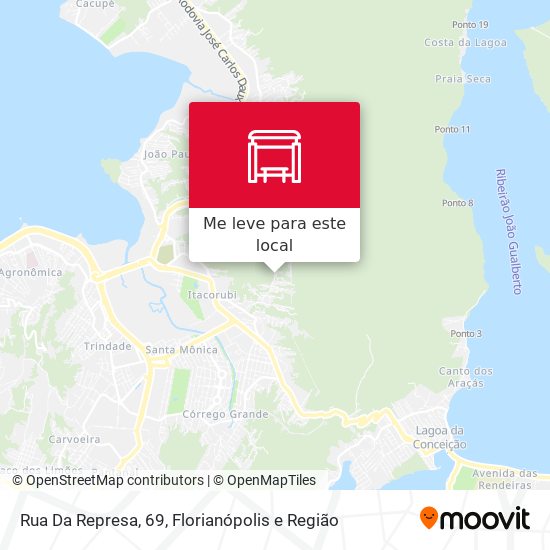 Rua Da Represa, 69 mapa