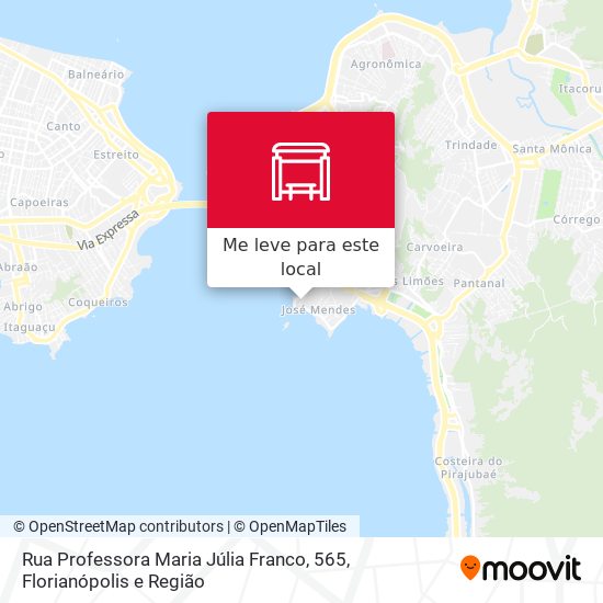 Rua Professora Maria Júlia Franco, 565 mapa