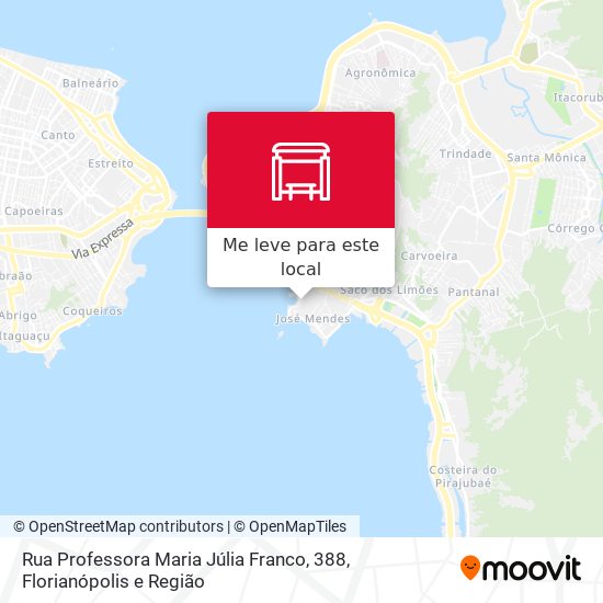 Rua Professora Maria Júlia Franco, 388 mapa