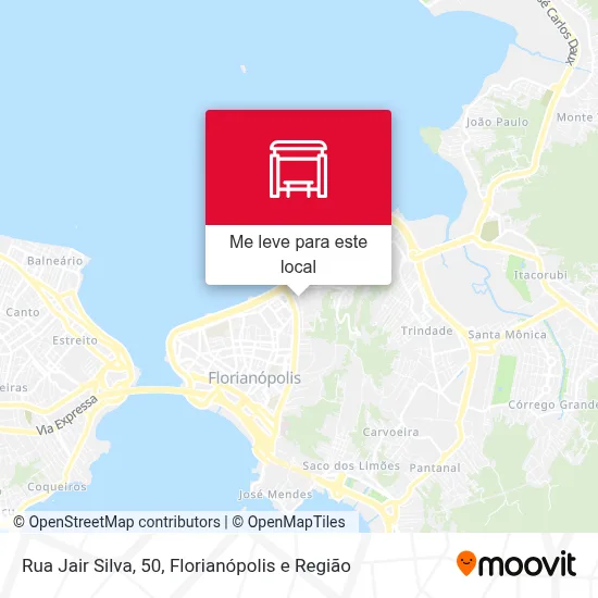 Rua Jair Silva, 50 mapa