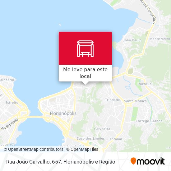 Rua João Carvalho, 657 mapa