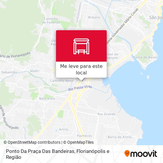 Ponto Da Praça Das Bandeiras mapa