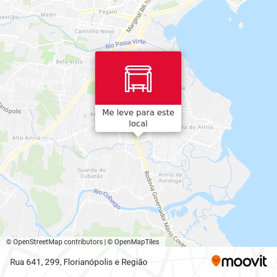 Rua 641, 299 mapa