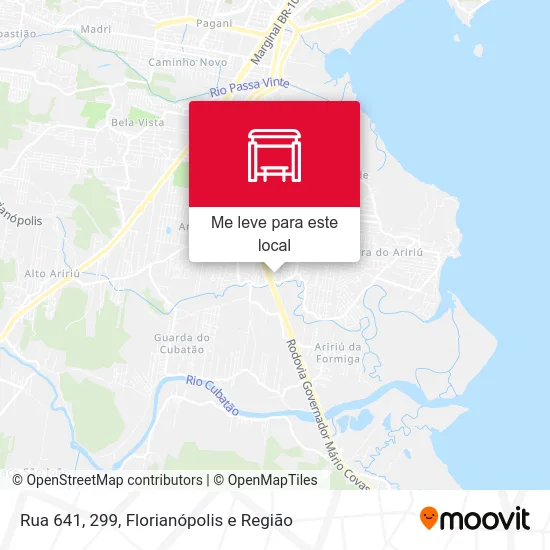 Rua 641, 299 mapa