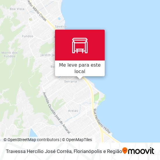 Travessa Hercílio José Corrêa mapa