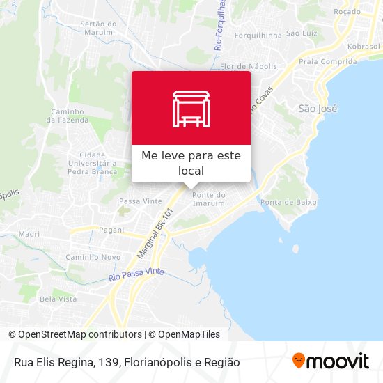 Rua Elis Regina, 139 mapa
