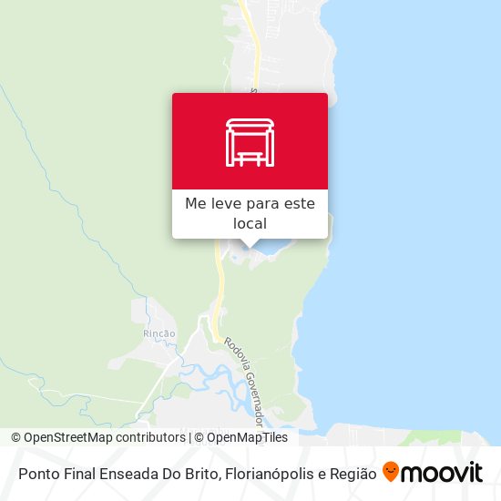 Ponto Final Enseada Do Brito mapa