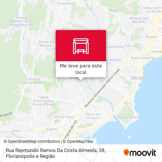 Rua Raymundo Ramos Da Costa Almeida, 38 mapa