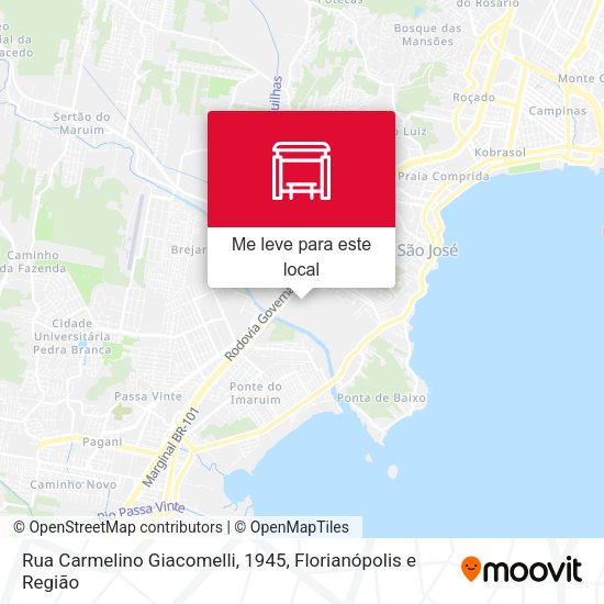 Rua Carmelino Giacomelli, 1945 mapa