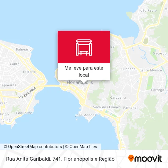 Rua Anita Garibaldi, 741 mapa