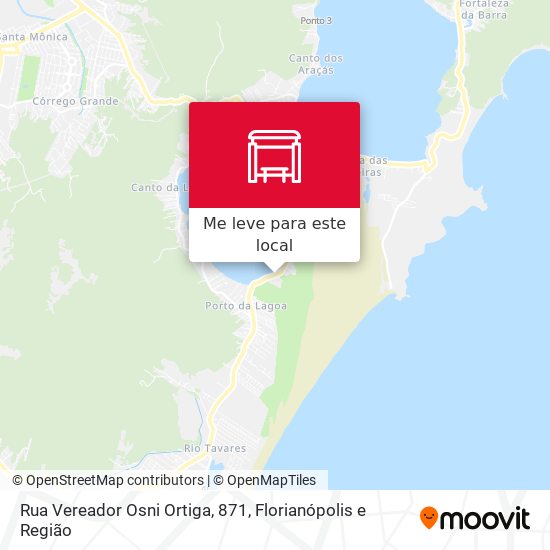 Rua Vereador Osni Ortiga, 871 mapa