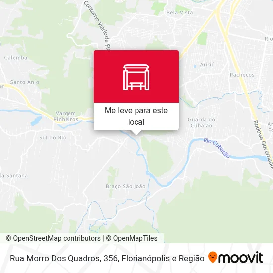 Rua Morro Dos Quadros, 356 mapa