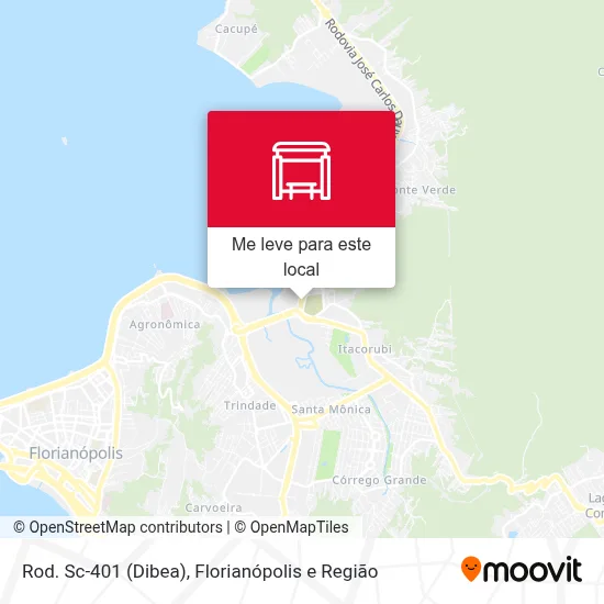Rod. Sc-401 (Dibea) mapa