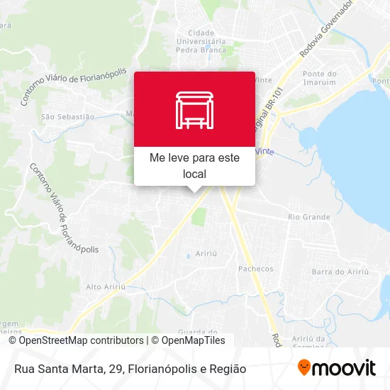 Rua Santa Marta, 29 mapa