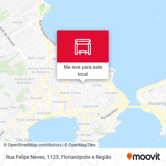 Rua Felipe Neves, 1123 mapa