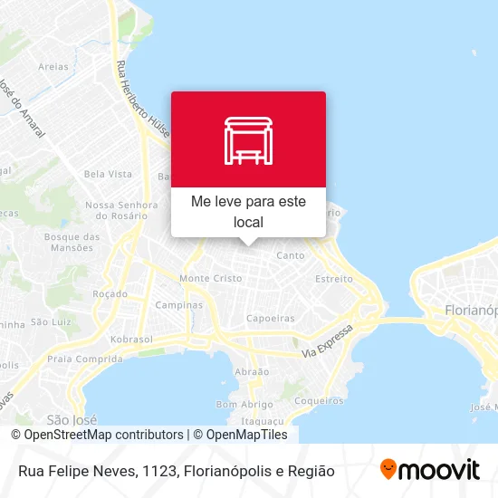 Rua Felipe Neves, 1123 mapa