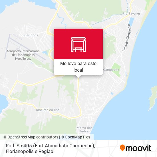 Rod. Sc-405 (Fort Atacadista Campeche) mapa