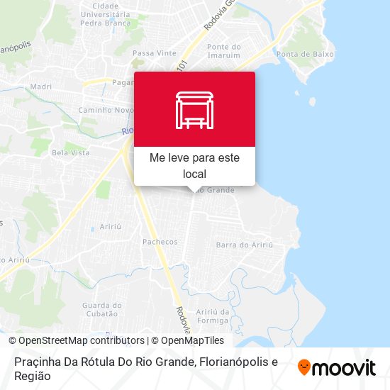 Praçinha Da Rótula Do Rio Grande mapa