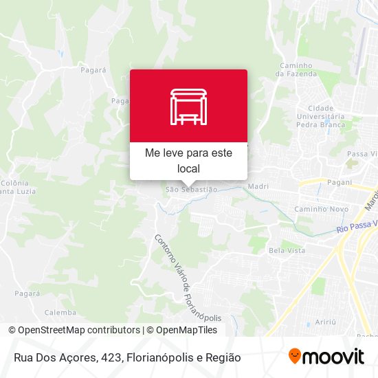 Rua Dos Açores, 423 mapa