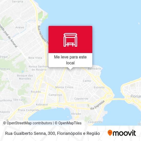 Rua Gualberto Senna, 300 mapa