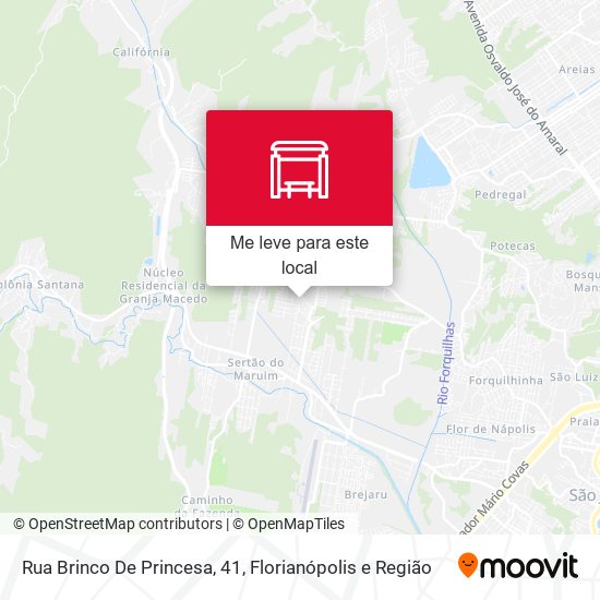 Rua Brinco De Princesa, 41 mapa