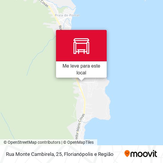 Rua Monte Cambirela, 25 mapa