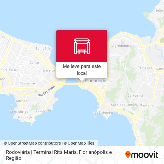 Rodoviária | Terminal Rita Maria mapa