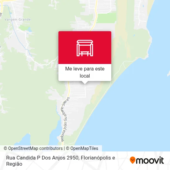 Rua Candida P Dos Anjos 2950 mapa