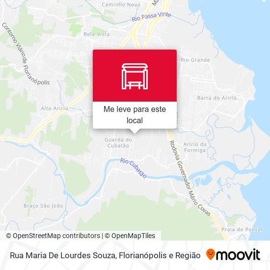 Rua Maria De Lourdes Souza mapa
