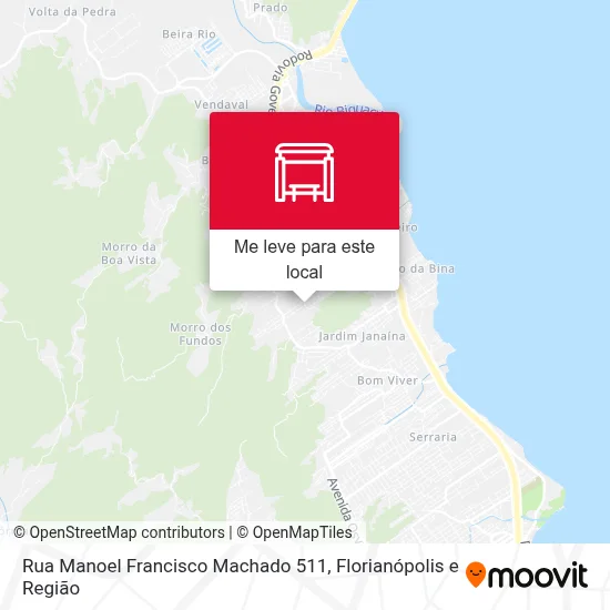 Rua Manoel Francisco Machado 511 mapa