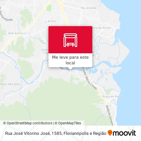 Rua José Vitorino José, 1585 mapa