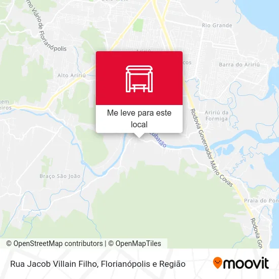 Rua Jacob Villain Filho mapa
