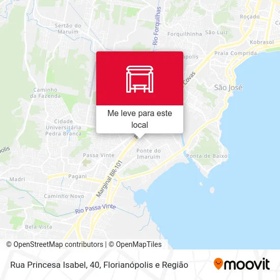 Rua Princesa Isabel, 40 mapa