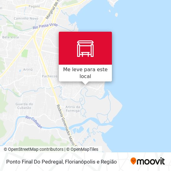 Ponto Final Do Pedregal mapa