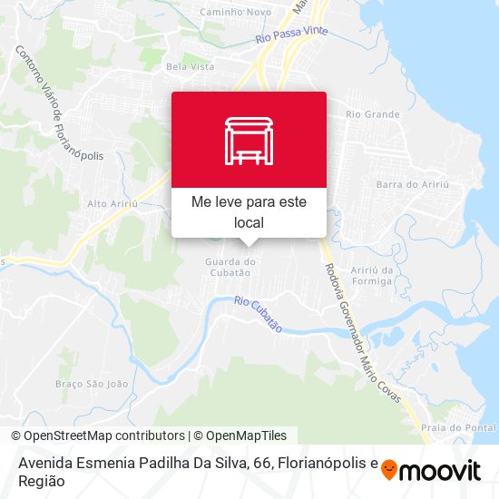 Avenida Esmenia Padilha Da Silva, 66 mapa