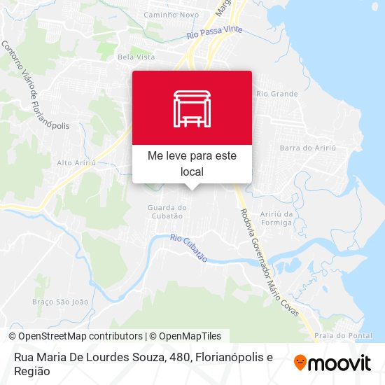 Rua Maria De Lourdes Souza, 480 mapa
